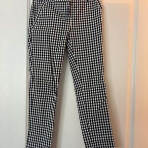 Loft black & white pant